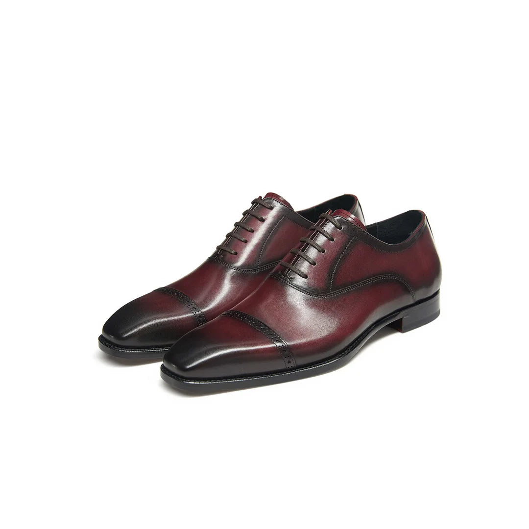 Hetschke Goodyear Quarter Brogue Oxfords