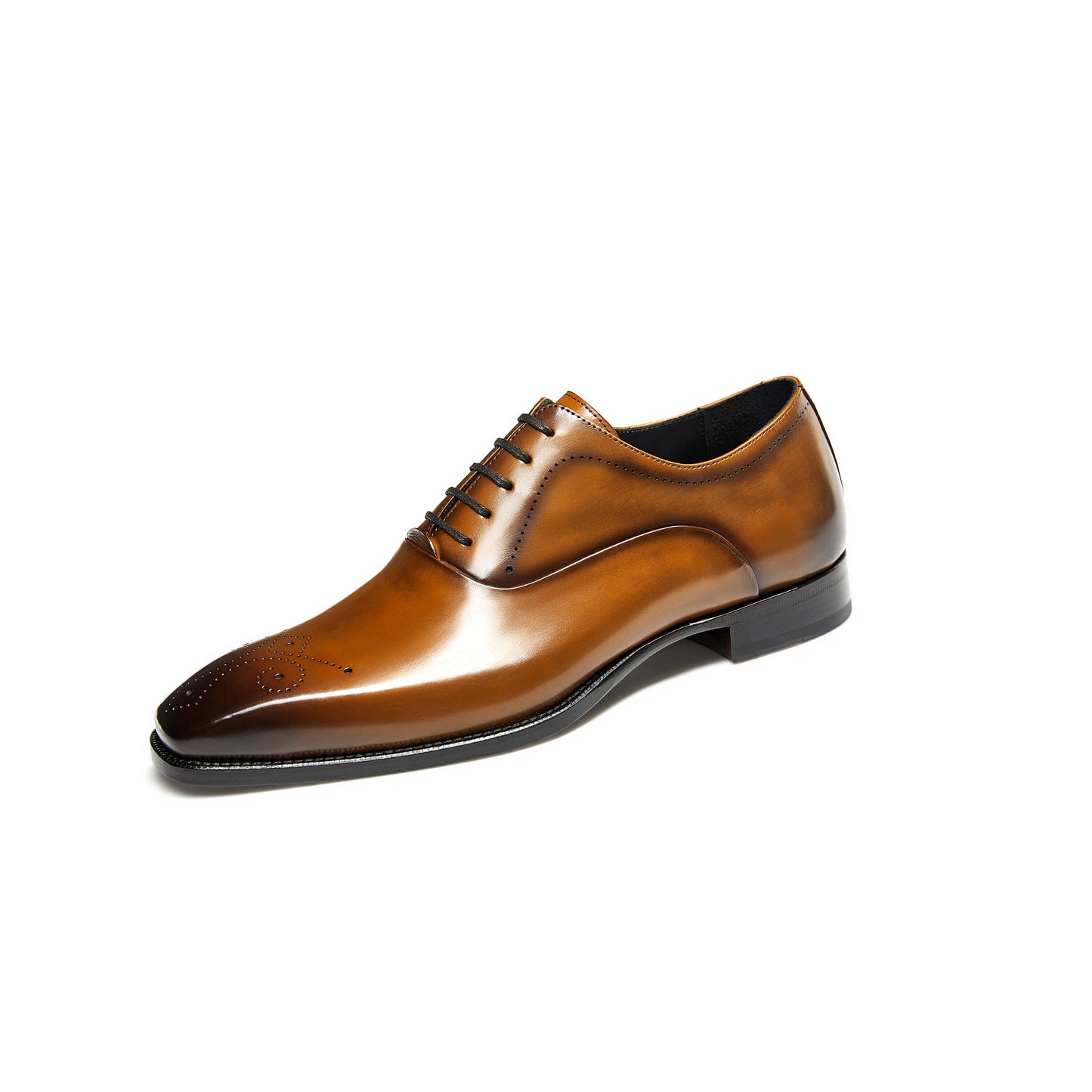 Hetschke Goodyear Leather Engraved Captoe Calf Oxford