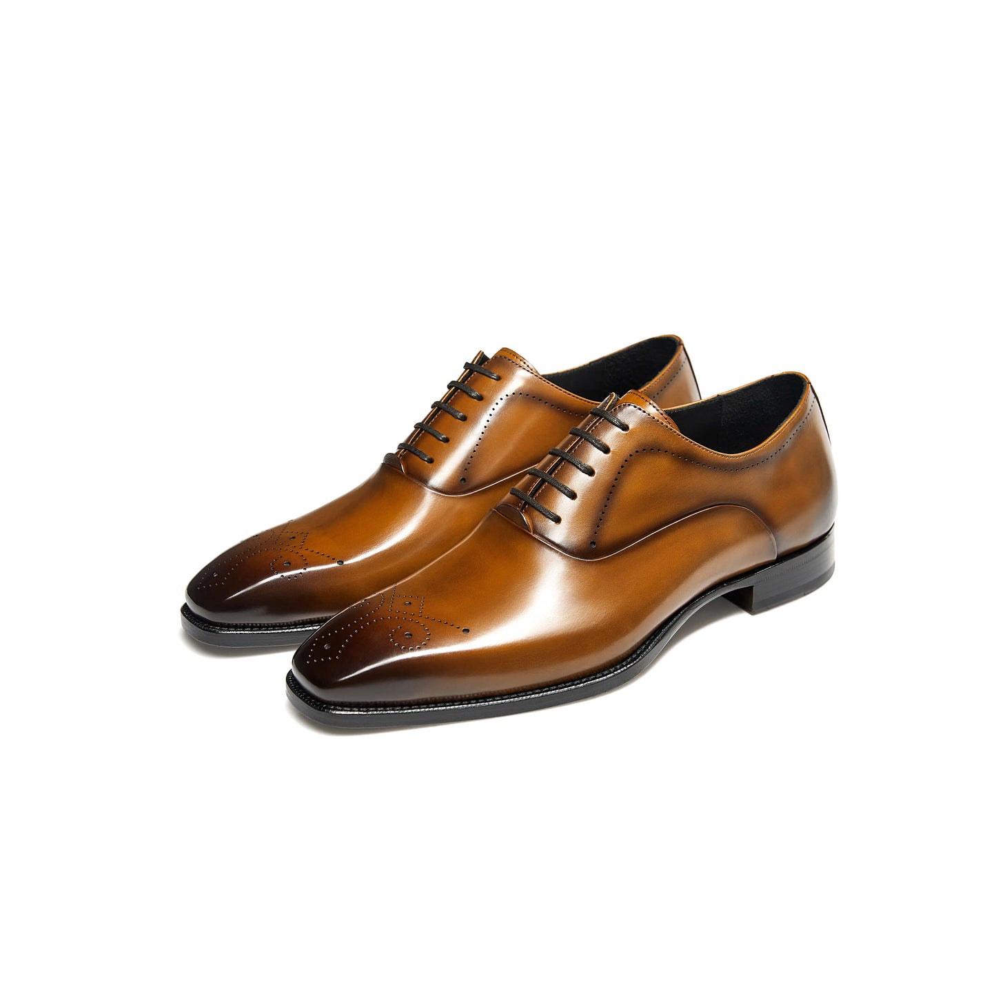 Hetschke Goodyear Leather Engraved Captoe Calf Oxford