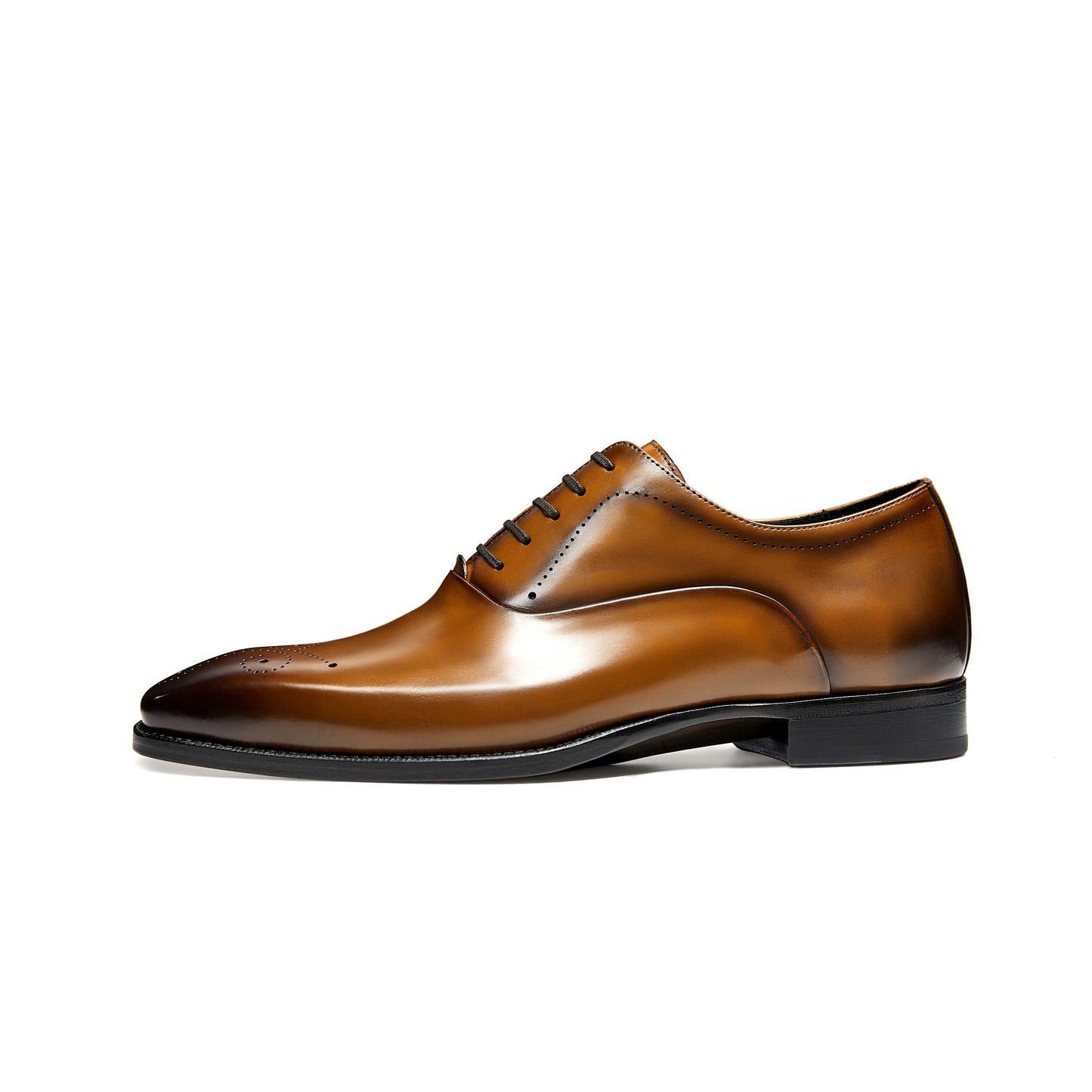 Hetschke Goodyear Leather Engraved Captoe Calf Oxford