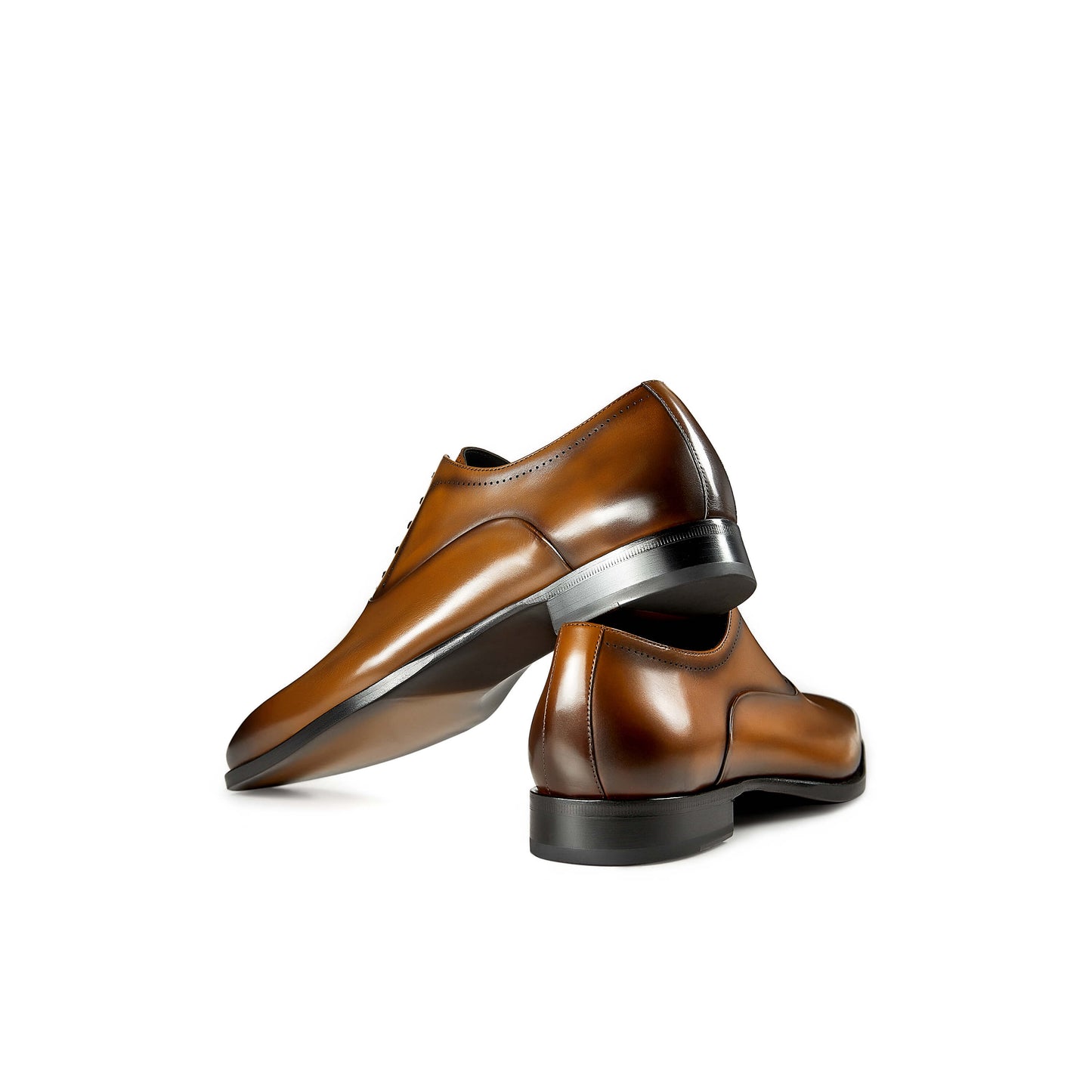 Hetschke Goodyear Leather Engraved Captoe Calf Oxford