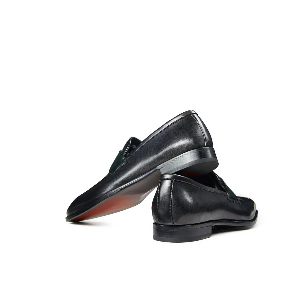 Hetschke Wide Toe Penny Calf Loafer