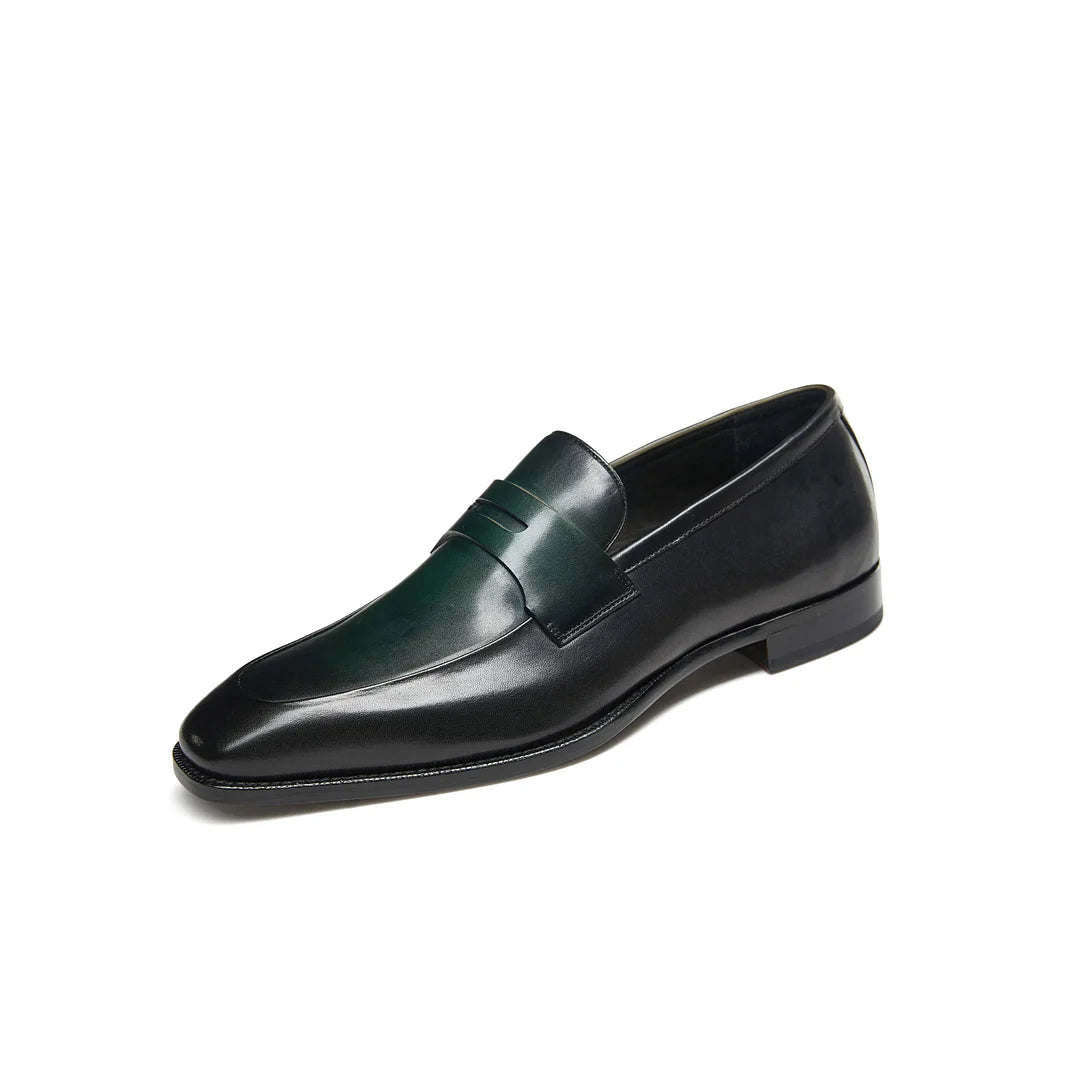 Hetschke Wide Toe Penny Calf Loafer