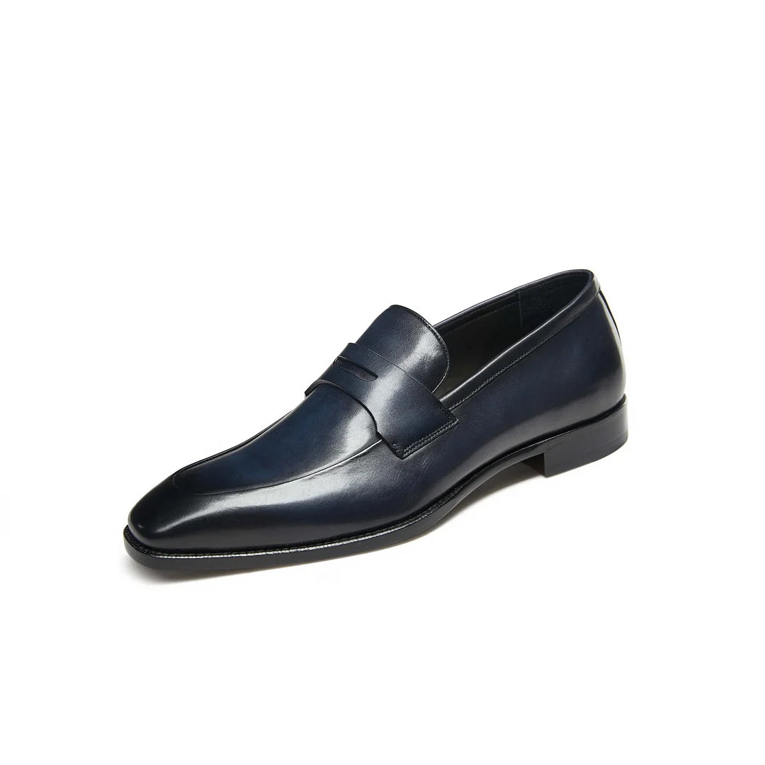 Hetschke Wide Toe Penny Calf Loafer