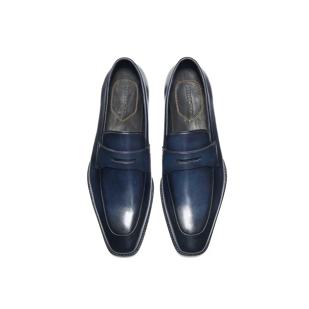 Hetschke Wide Toe Penny Calf Loafer